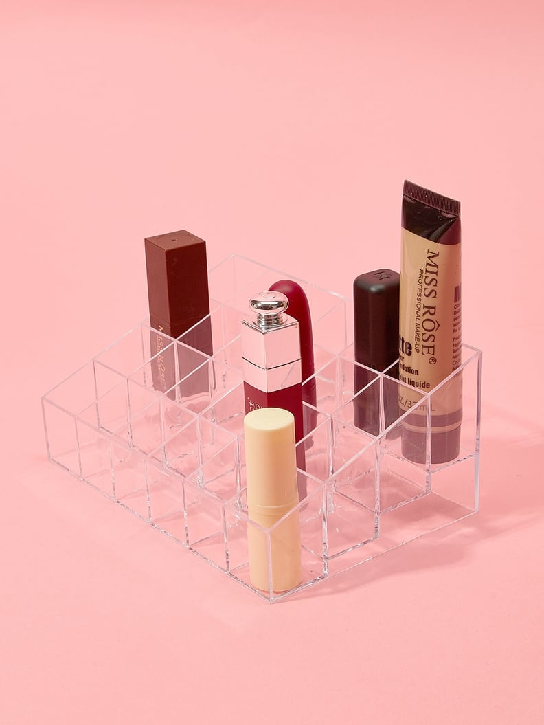 Grid Makeup Storage Box