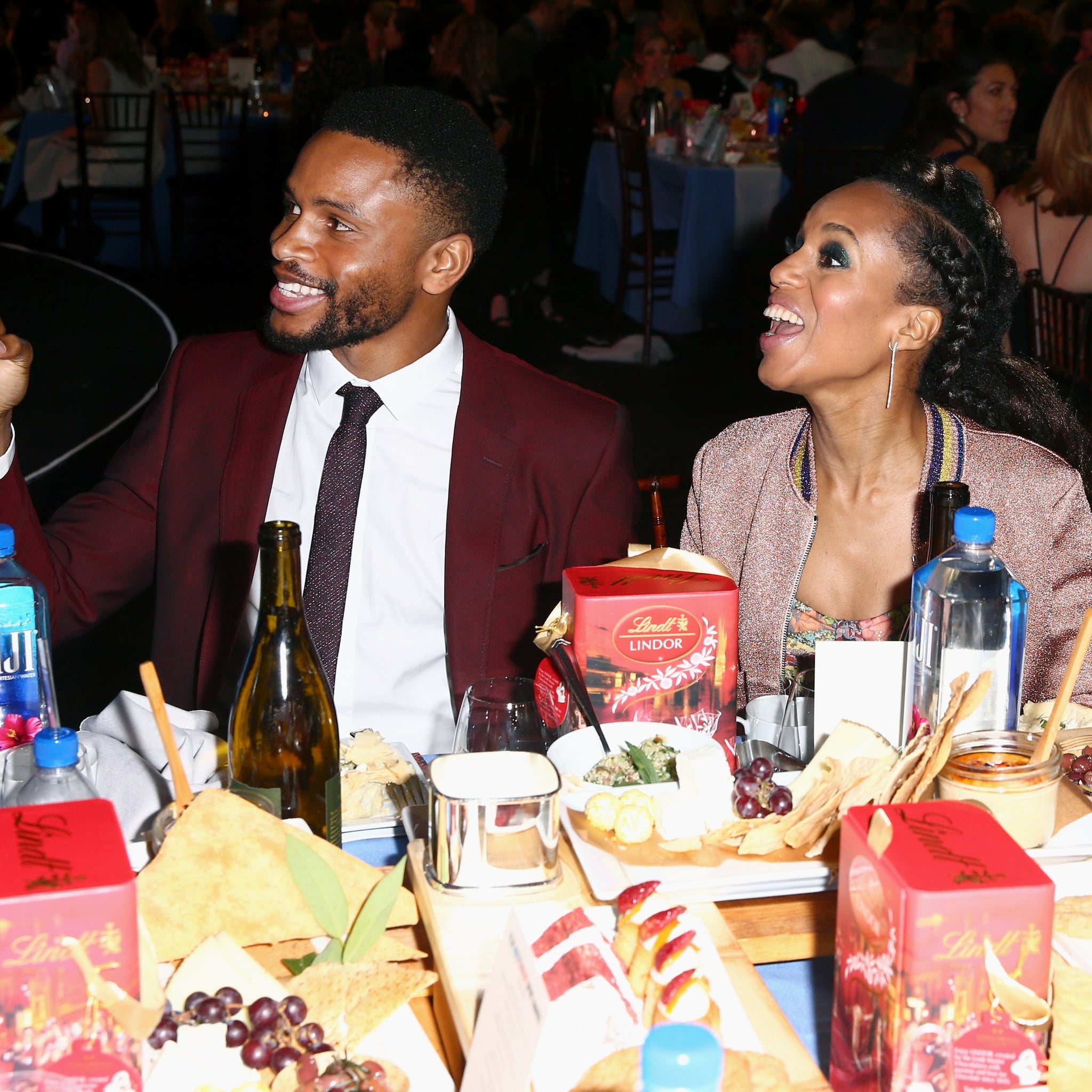 Kerry Washington And Nnamdi Asomugha The 2018 Spirit Awards