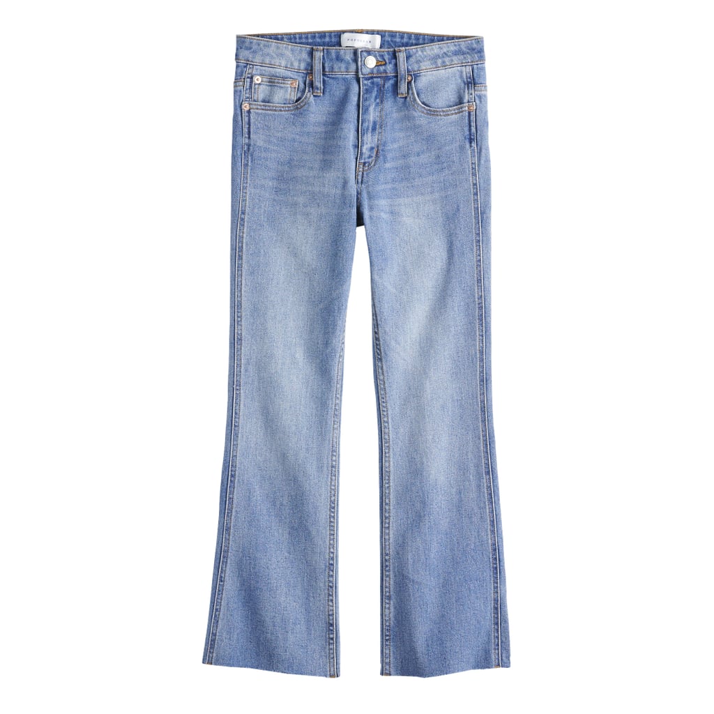 POPSUGAR High-Waisted Kick Flare Jeans