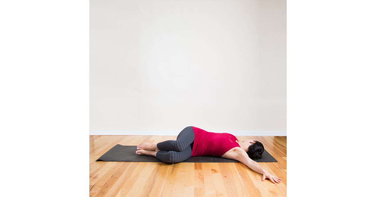Lying Spinal Twist Yoga Poses to Relieve Gas POPSUGAR Fitness Photo 11
