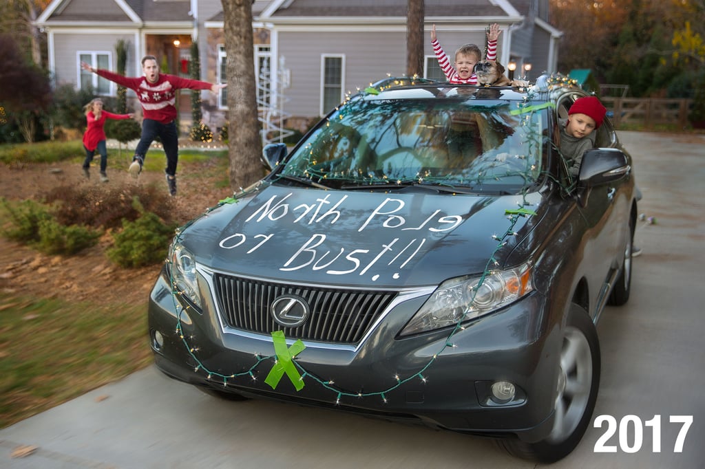 The Stanley's Christmas Card From 2017 Family Sends Out Funny Blooper