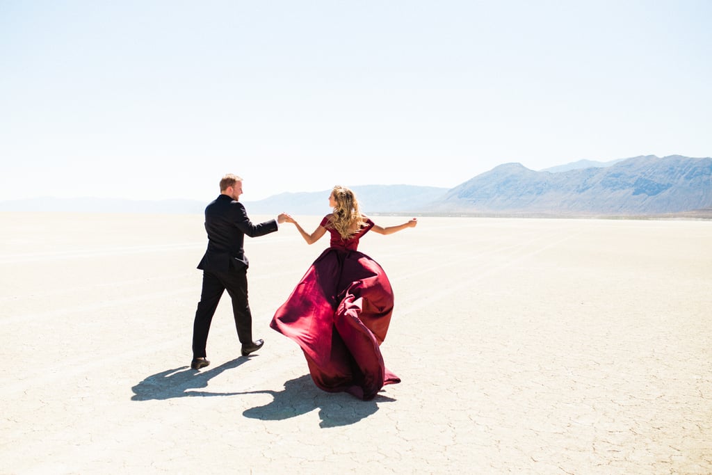 Sexy Desert Engagement Photo Shoot