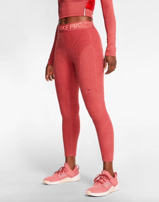Nike Pro HyperWarm Velour Tights | I'm For a Half Marathon This Winter — Here's How I'm Staying POPSUGAR Fitness 2