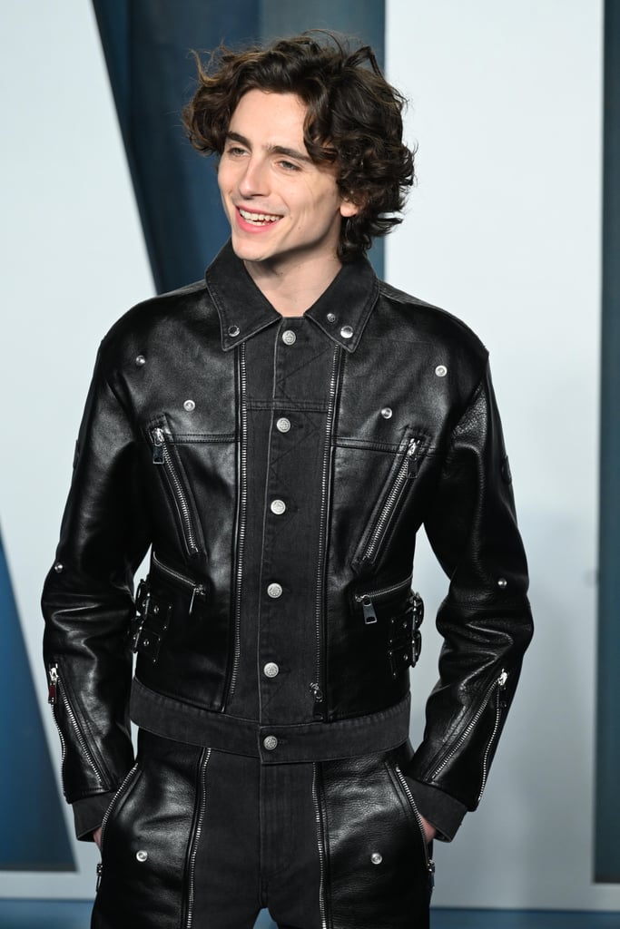 Timothée Chalamet's Biker Outfit at the Oscars Afterparty