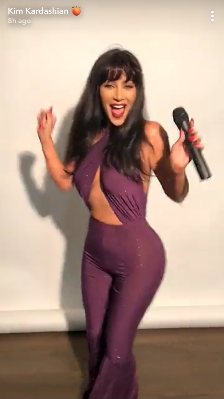 Kim Kardashian as Selena Quintanilla in 2017