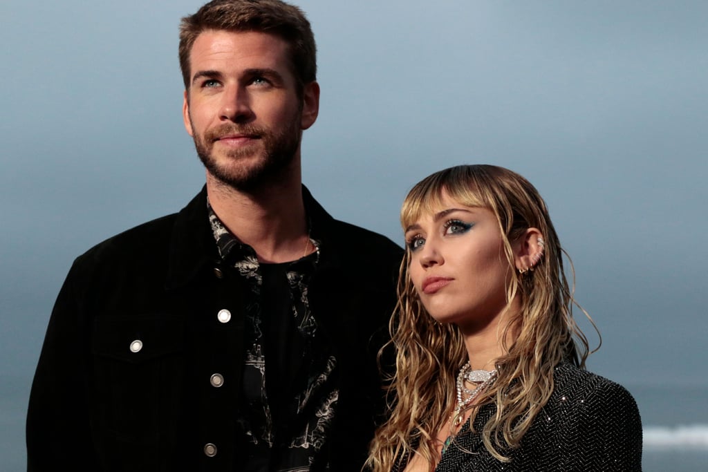 Miley Cyrus and Liam Hemsworth at Saint Laurent Show 2019