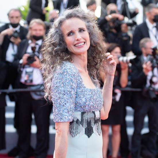 Andie MacDowell Debuts Gray Hair at Cannes Film Festival