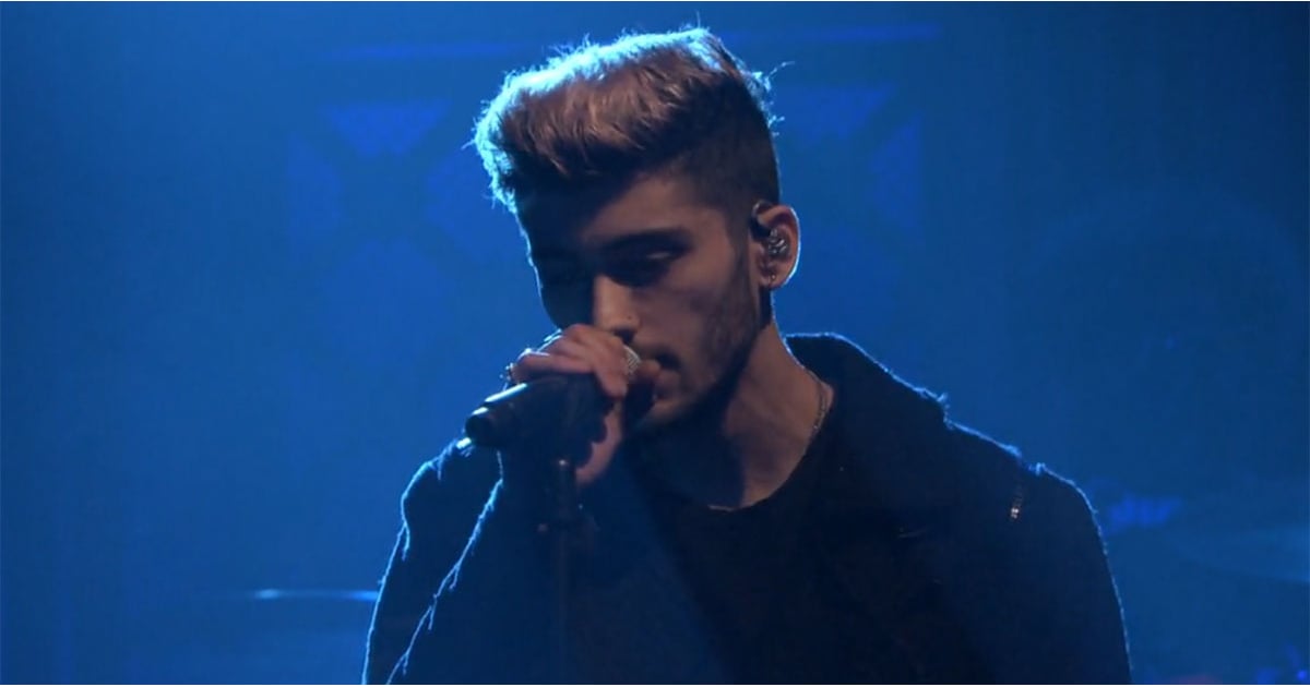 Zayn Malik Performs Its You On Tonight Show Popsugar Entertainment 