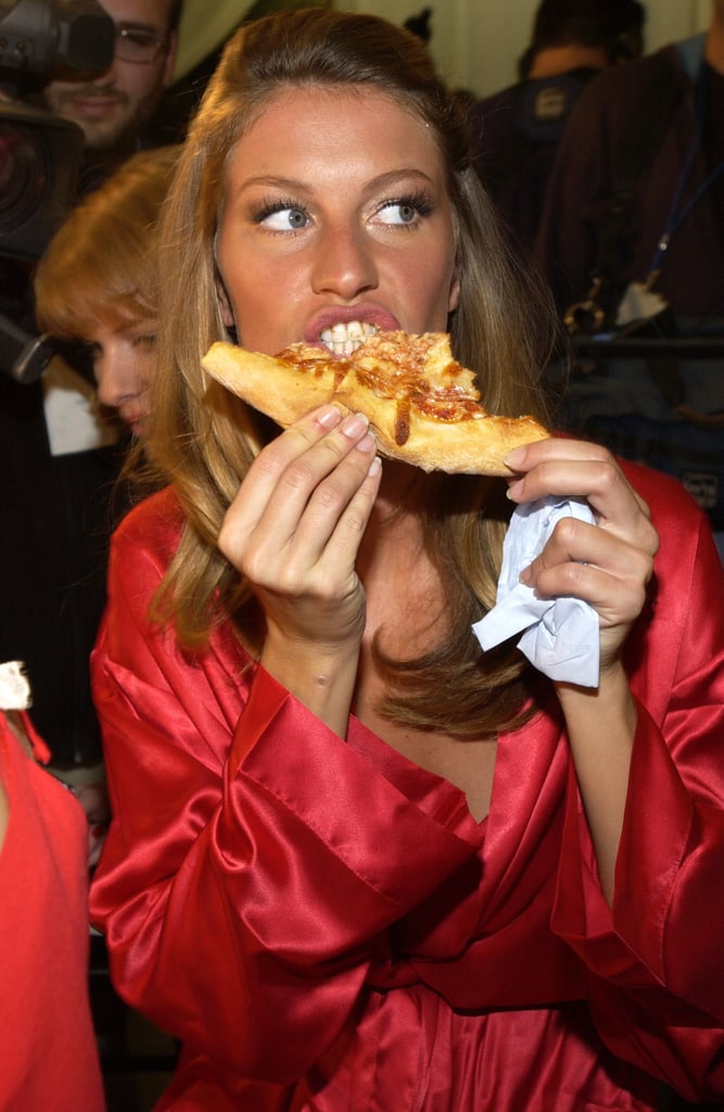 November 2002 Pictures of Gisele Bundchen on the Runway Over the