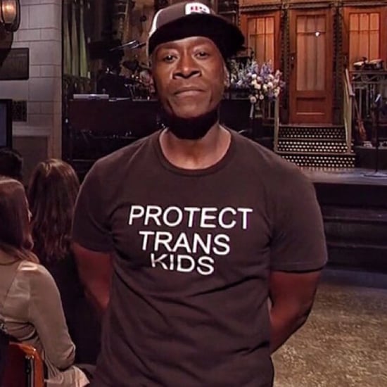 Don Cheadle Wears "Protect Trans Kids" Shirt on SNL 2019