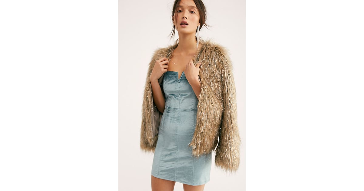 Antoinette velvet mini dress clearance