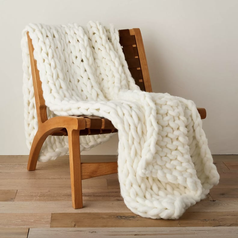 Casaluna Oversized Chunky Hand Knit Decorative Bed Throw