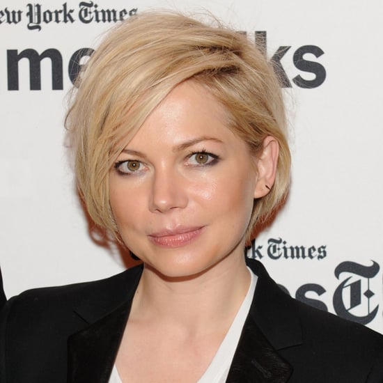 Michelle Williams Grown-Out Hair February 2014