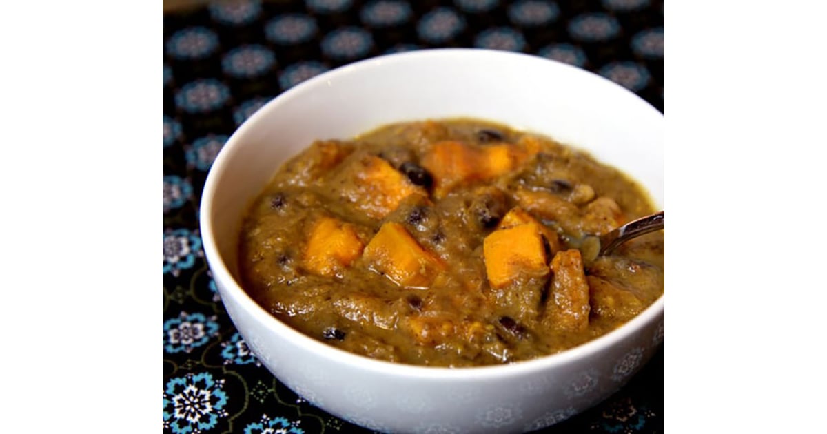 Black Bean and Sweet Potato Soup | Vegan Black Bean Recipes | POPSUGAR