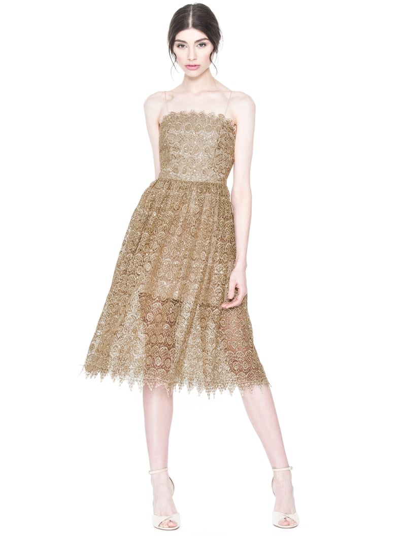 Alice + Olivia Alma Midlength Party Dress