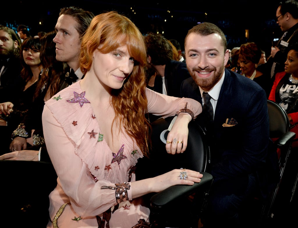 Pictured: Florence Welch and Sam Smith
