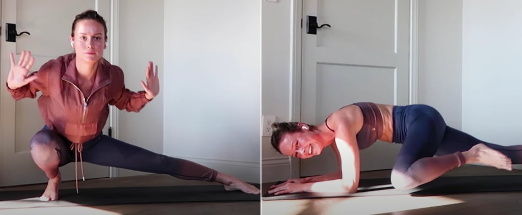 Watch Brie Larson's Intense Full-Body At-Home Workout