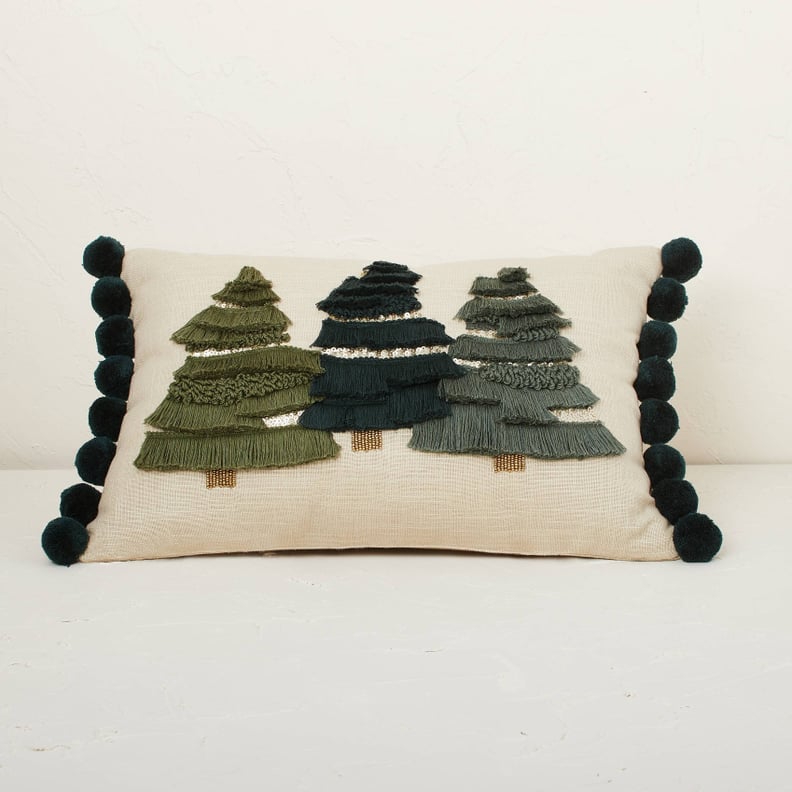 To Get in the Holiday Spirit: Opalhouse x Jungalow Christmas Trees Throw Pillow