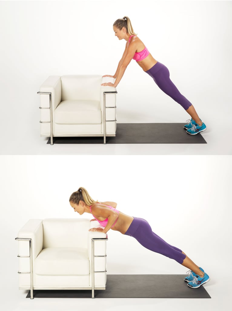 Arms and Chest: Elevated Push Ups
