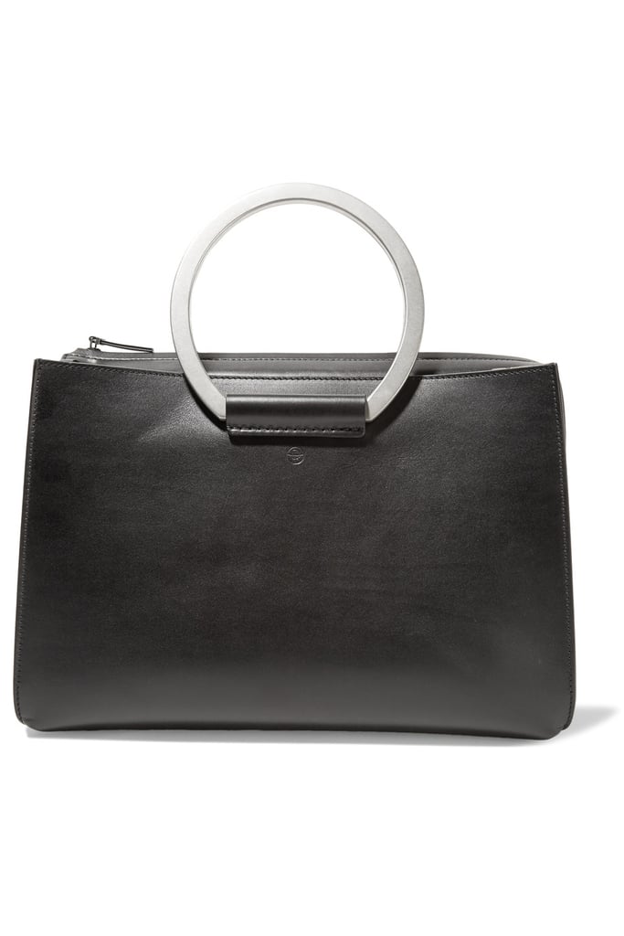 The Row Classic 5 Leather Tote Black ($4,500)