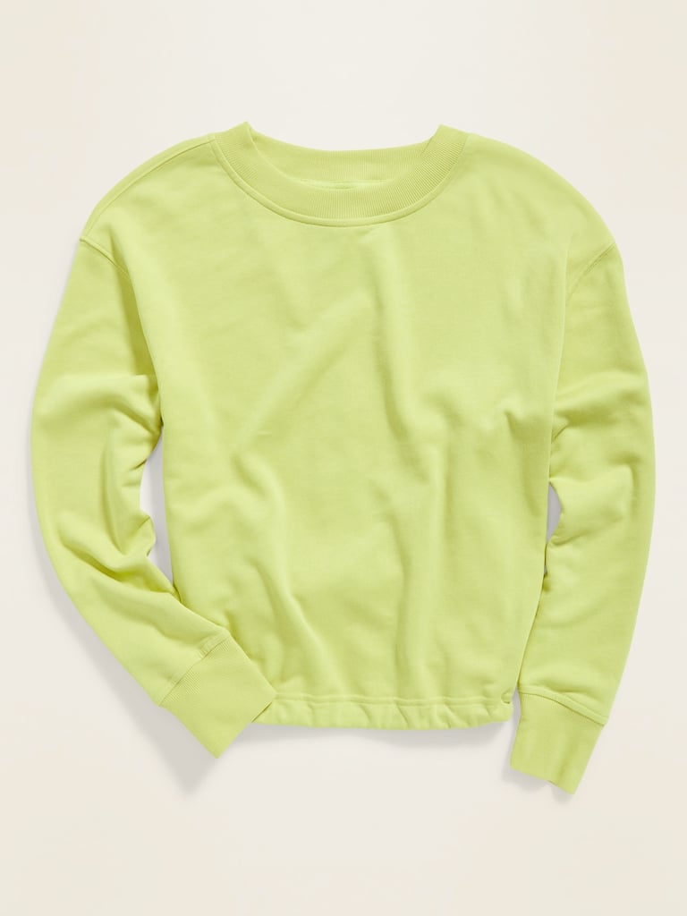 Old Navy Loose French-Terry Tie-Back Sweatshirt 