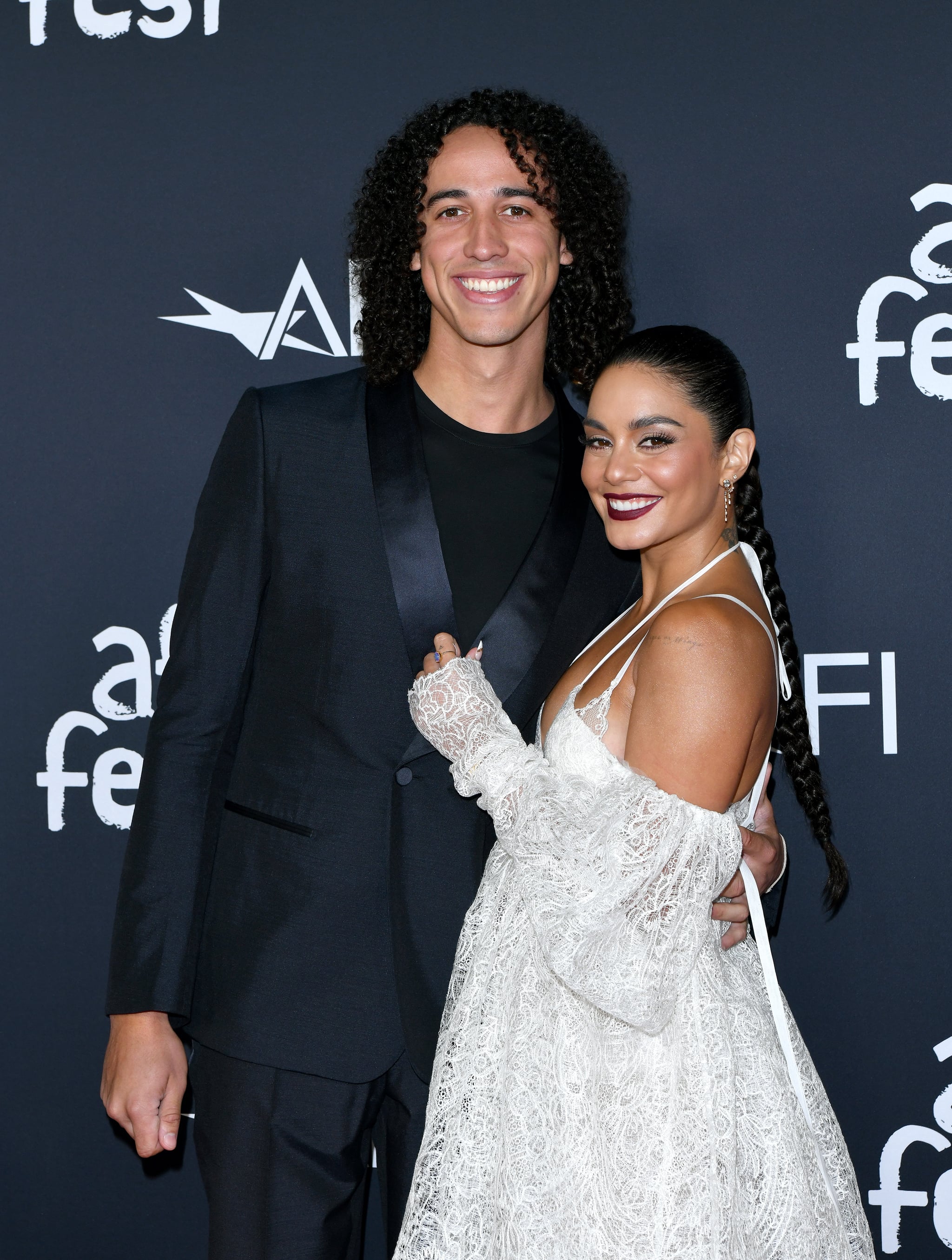 Cole Tucker and Vanessa Hudgens at the 2021 AFI Fest.