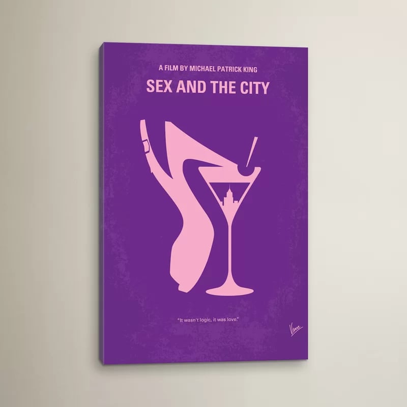 Best For the Home: "Sex and The City" Minimal Movie Poster by Chungkong