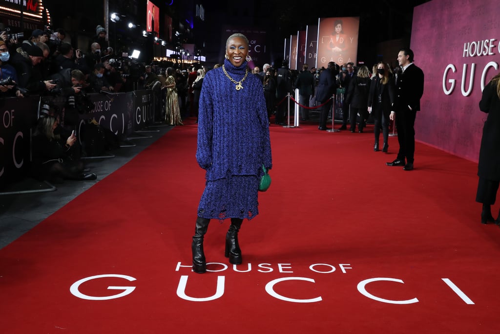 Cynthia Erivo Attending the House of Gucci Premiere in London
