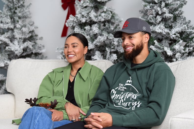 OAKLAND, CALIFORNIA - DECEMBER 11: (L-R) Ayesha Curry and Stephen Curry attend Eat. Learn. Play.'s 10th Annual Christmas with the Currys Celebration at The Bridge Yard on December 11, 2022 in Oakland, California. (Photo by Noah Graham/Getty Images for Eat