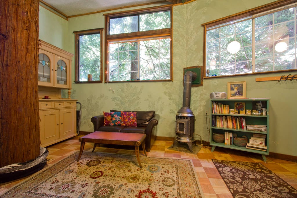 The Cozy Cottage Sits In An Actual Living Tree And Comes Complete Bizarre And Beautiful Airbnb Rentals That Won T Break The Bank Popsugar Smart Living Photo 35