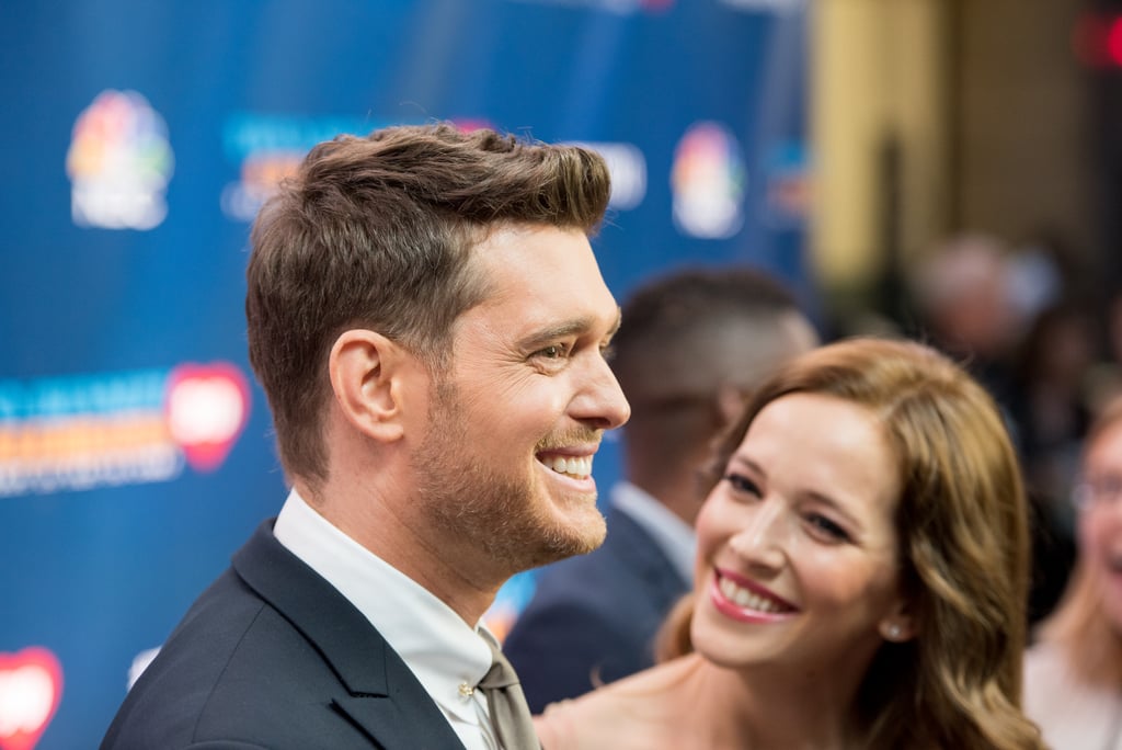 Michael Buble and Wife on Red Carpet September 2016