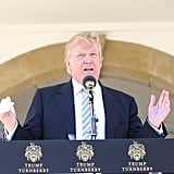 trump says he wont have time to golf