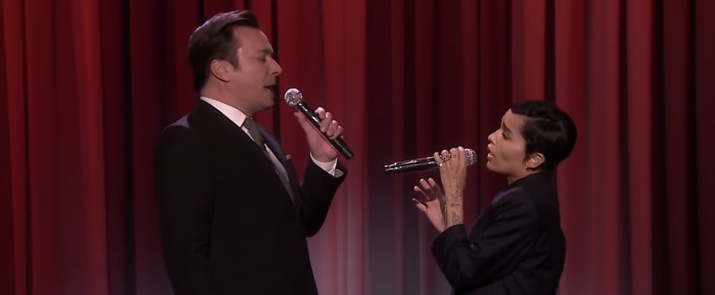 Zoë Kravitz and Jimmy Fallon Sing "Up Where We Belong" Video