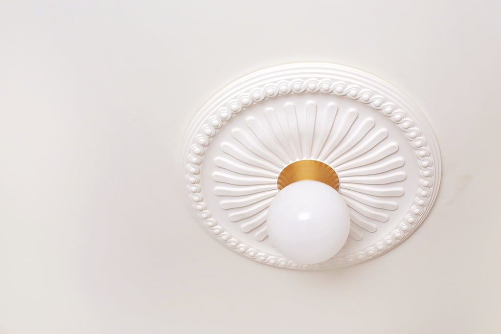 Change out the light fixture DIY Bathroom Updates POPSUGAR Home Photo 7