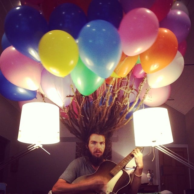 "My friend attached balloons to his dreads and then cut them off yesterday"
Source: Reddit user hdubs