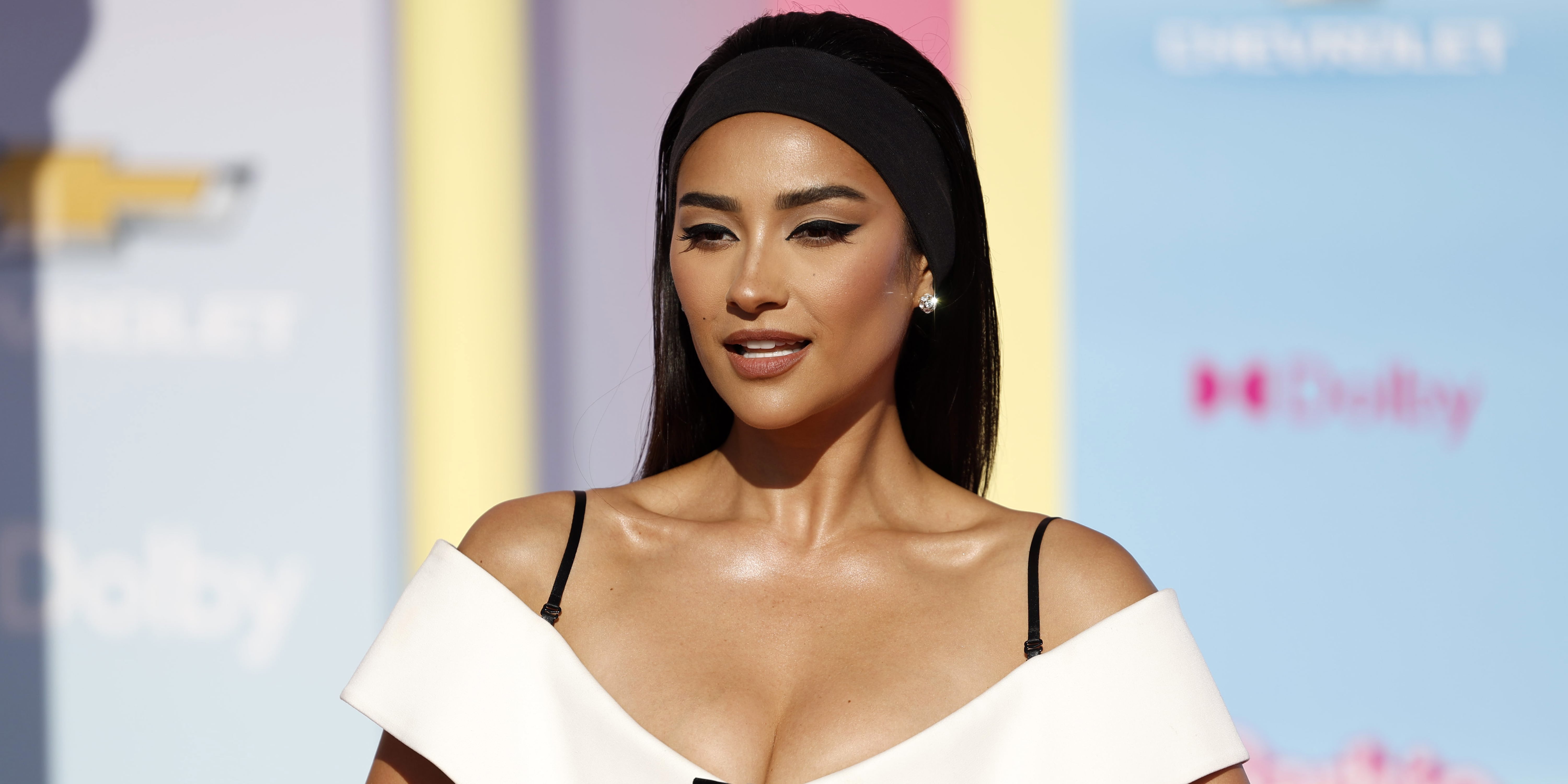 Shay Mitchell's Sheer Black Slip Dress in Italy - Vimarsana News