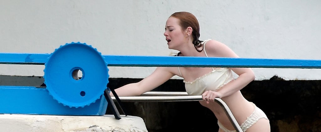 Emma Stone's Barely There Ruffled Bikini Is Almost Too Sexy to Handle
