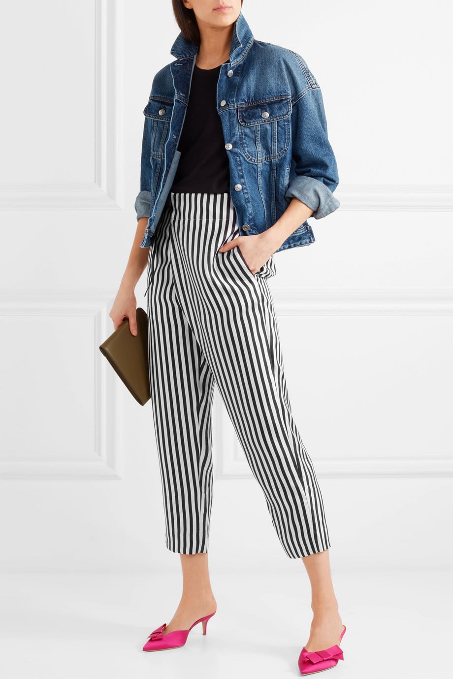 j crew striped pants