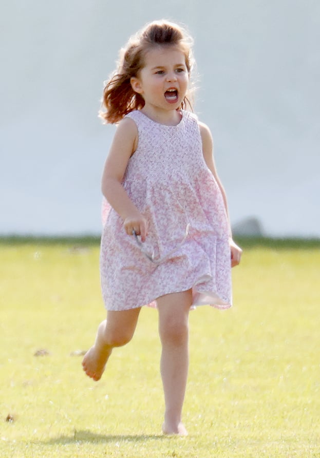 Princess Charlotte Having Fun at Polo Match June 2018