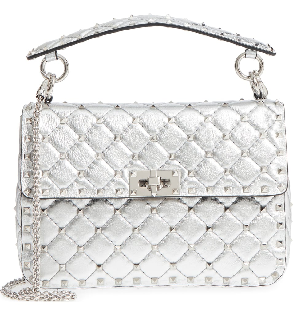 Valentino Rockstud Spike Metallic Bag