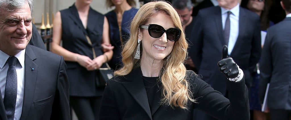 Celine Dion at Paris Couture Fashion Week July 2016