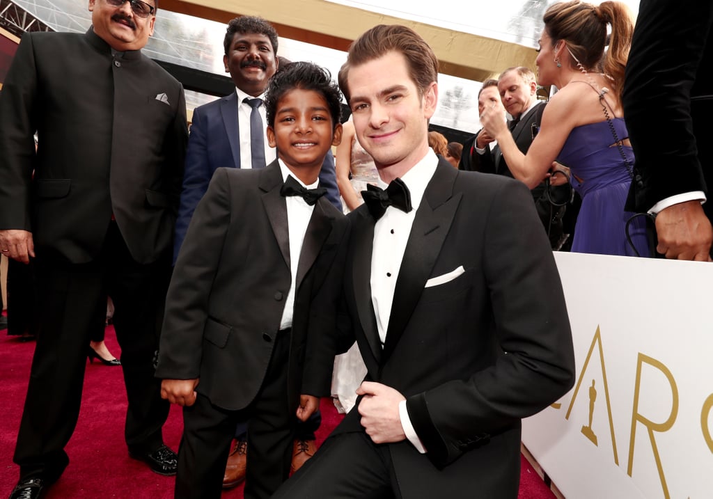 Pictured: Andrew Garfield and Sunny Pawar