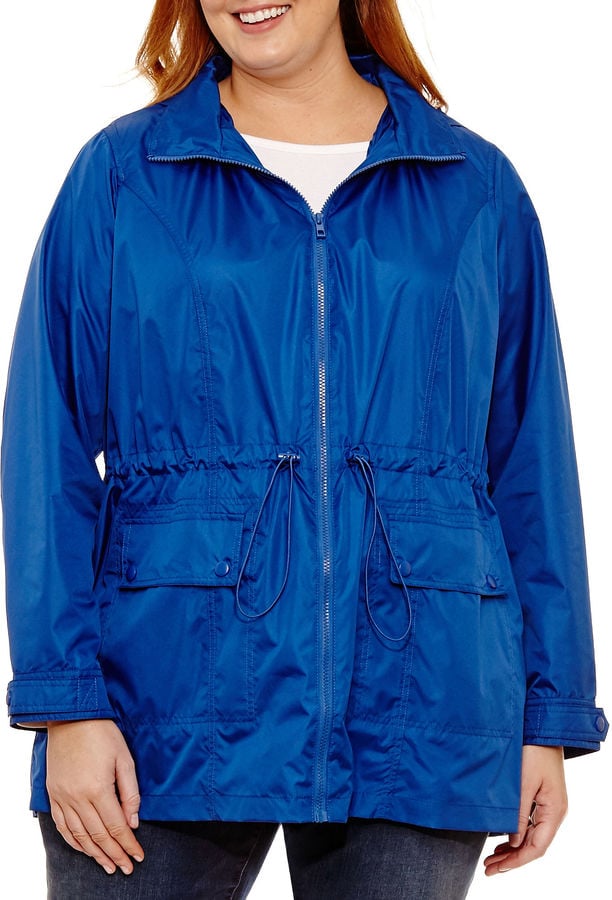 St. John's Bay Wind Resistant Water Resistant Raincoat