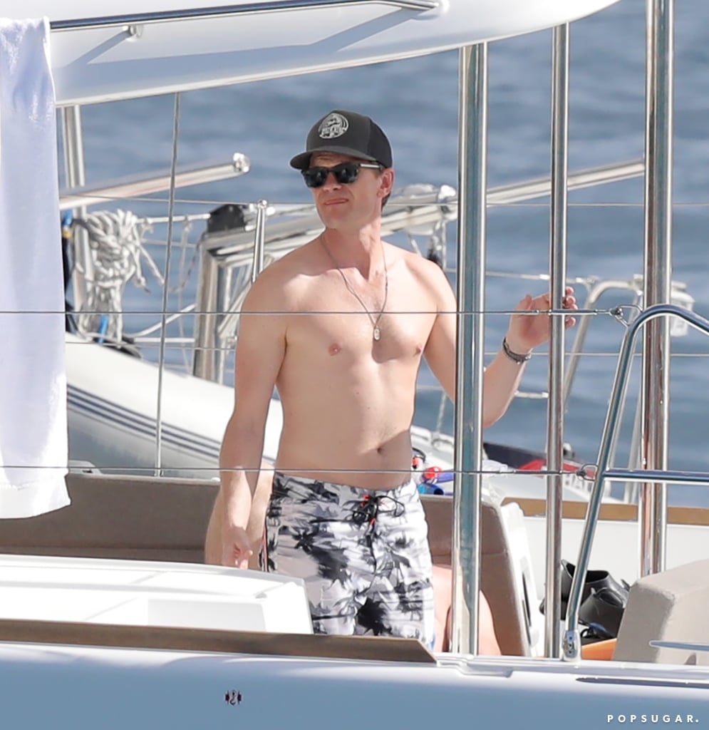 Neil Patrick Harris And David Burtka On A Yacht March 2017 Popsugar Celebrity Photo 2 8208