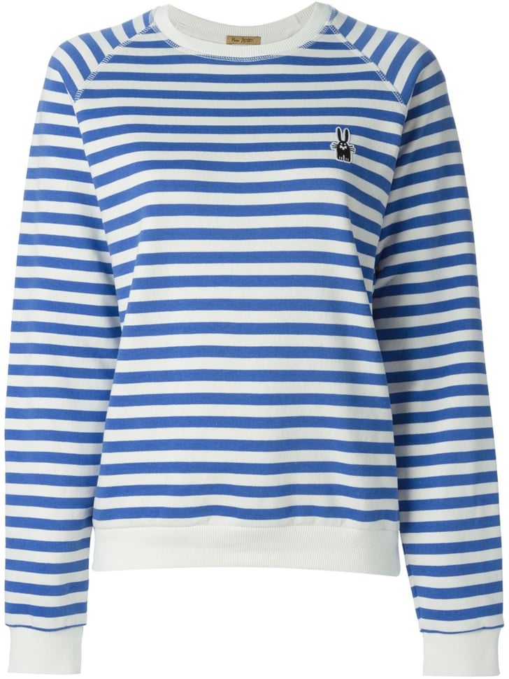 Peter Jensen Horizontal Stripe Sweatshirt ($157) | Best Striped Shirts ...