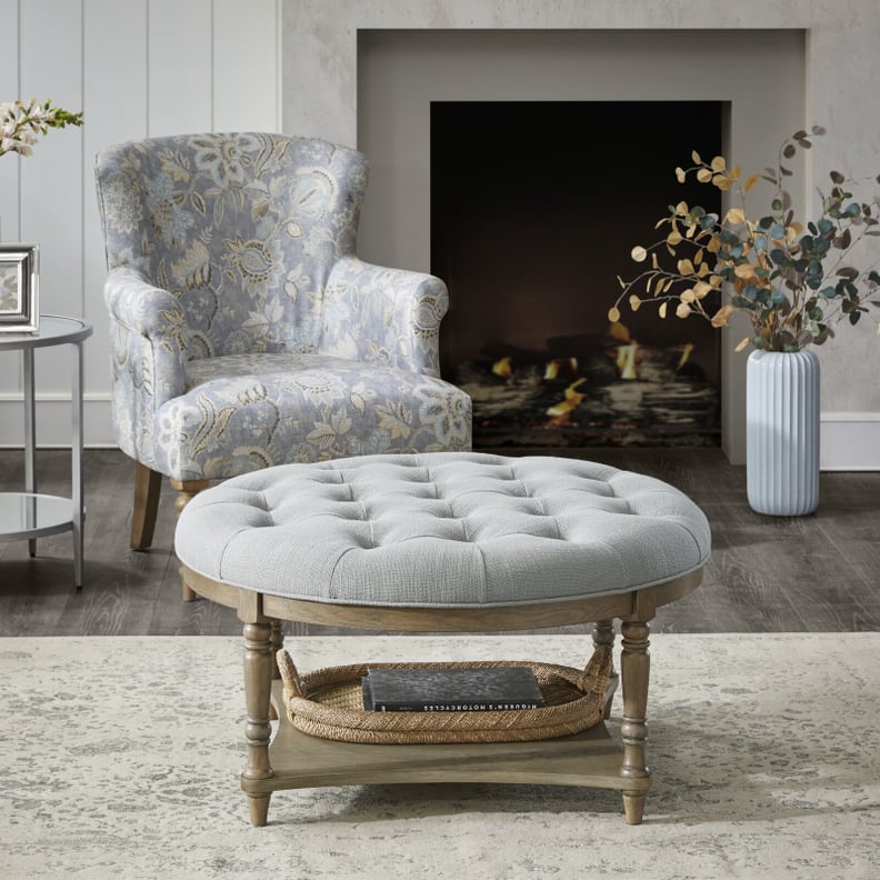 Cedric Martha Stewart Tufted Ottoman