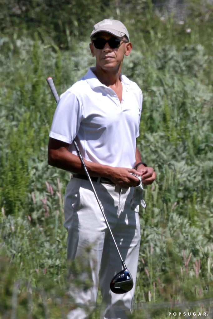 Barack Obama Golfing in Italy May 2017