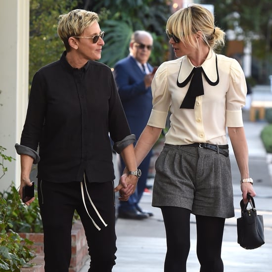 Ellen DeGeneres and Portia de Rossi Holding Hands in LA 2017
