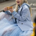 Gigi Hadid Ate a Slice of Pizza in a Huge Tulle Gown, and Same