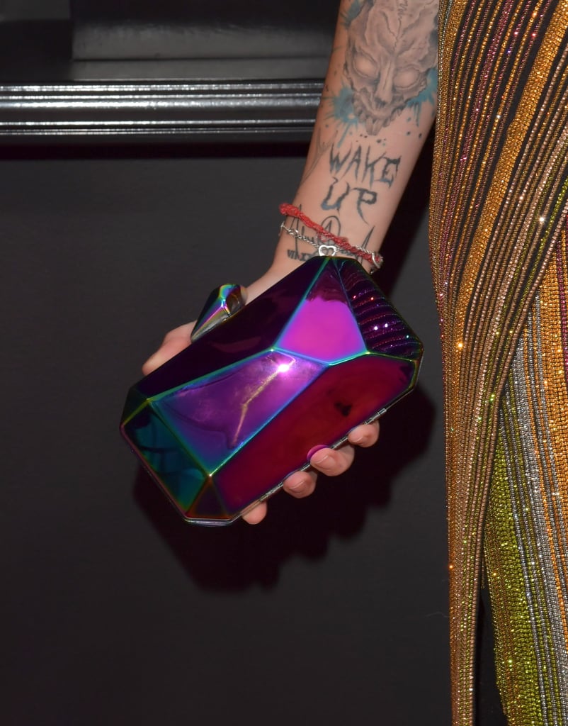 When Paris Jackson Carried This Geometric Clutch